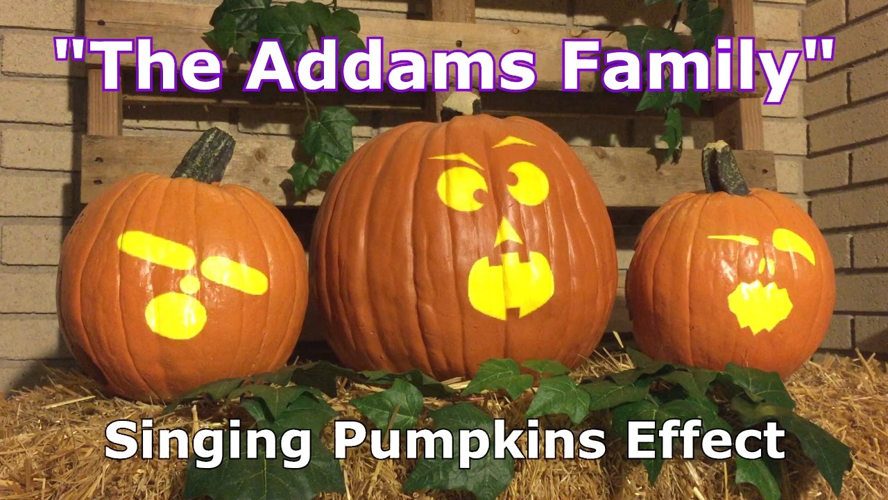 Addams Family  - Singing Pumpkins Animation Effect