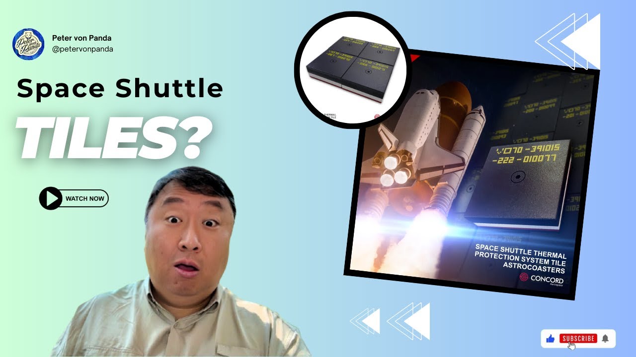 Space Shuttle Thermal Tile Coasters