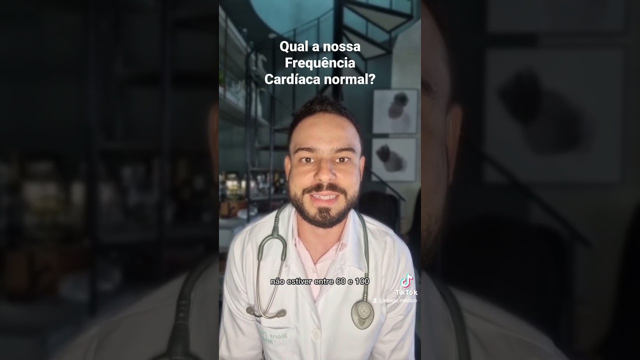 qual a nossa frequ&ecirc;ncia card&iacute;aca normal? #saude #taquicardia #bradicardia #medico