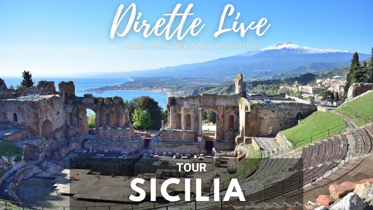 DIRETTA LIVE 🎥 TOUR SICILIA