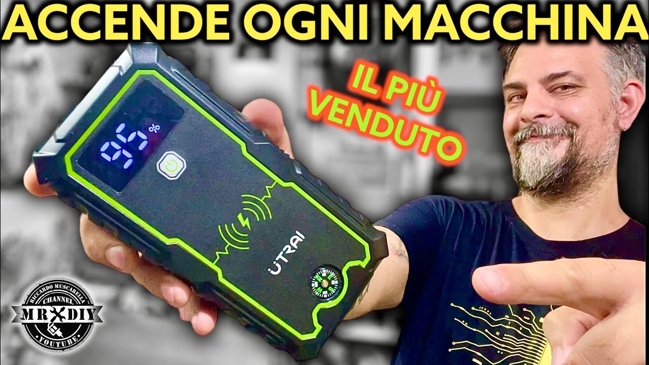 Fa partire facilmente la tua macchina con la batteria scarica Jump starter utrai js-1 pro Muscarella