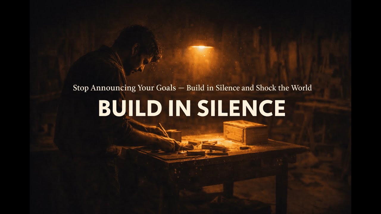 Stop Announcing Your Goals — Build in Silence and Shock the World
