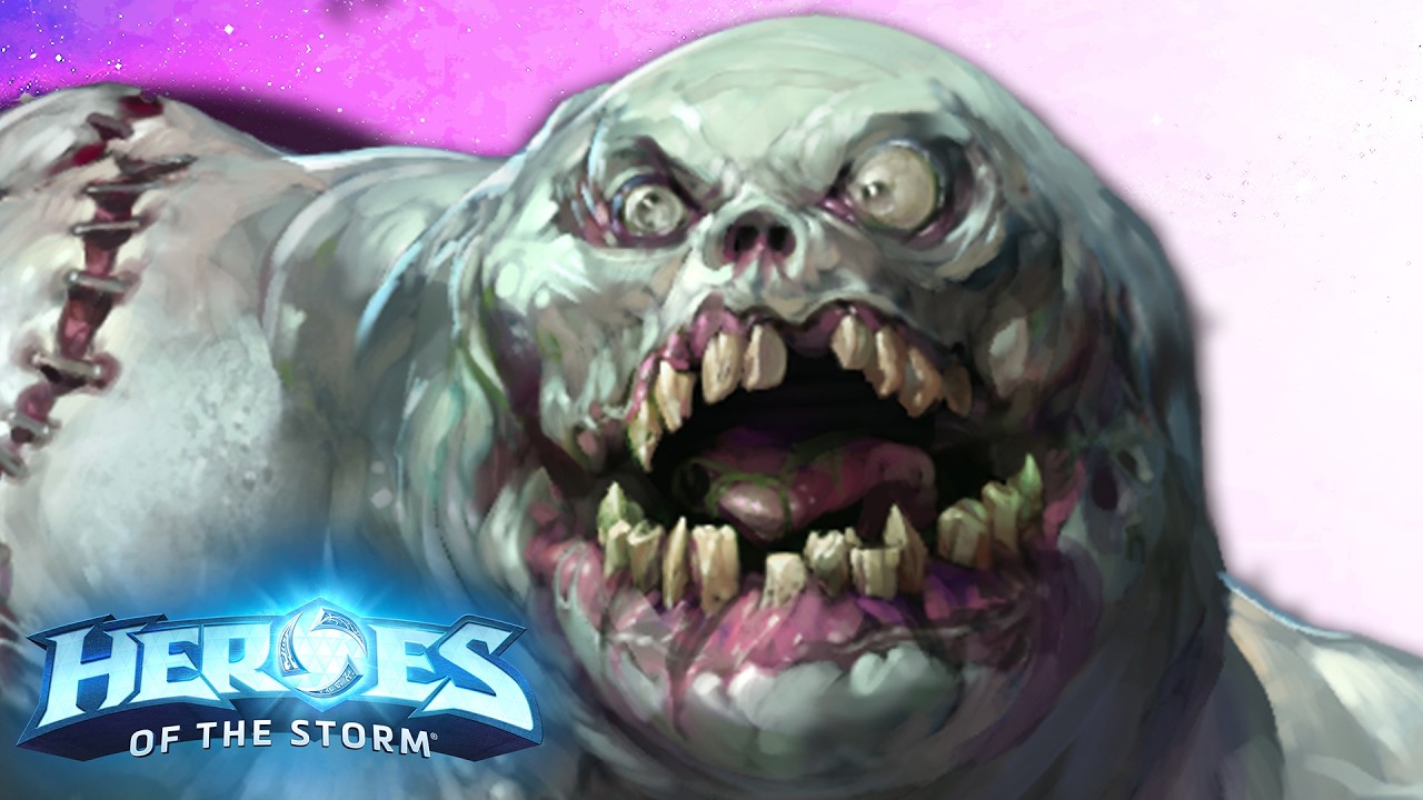 STITCHES IS HUNGRY! | Heroes of the Storm (HotS) Stitches Gameplay