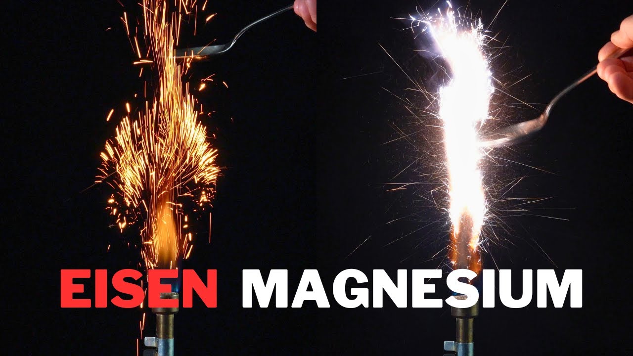 Wenn Metalle brennen: Eisen vs. Magnesium im Flammen-Test