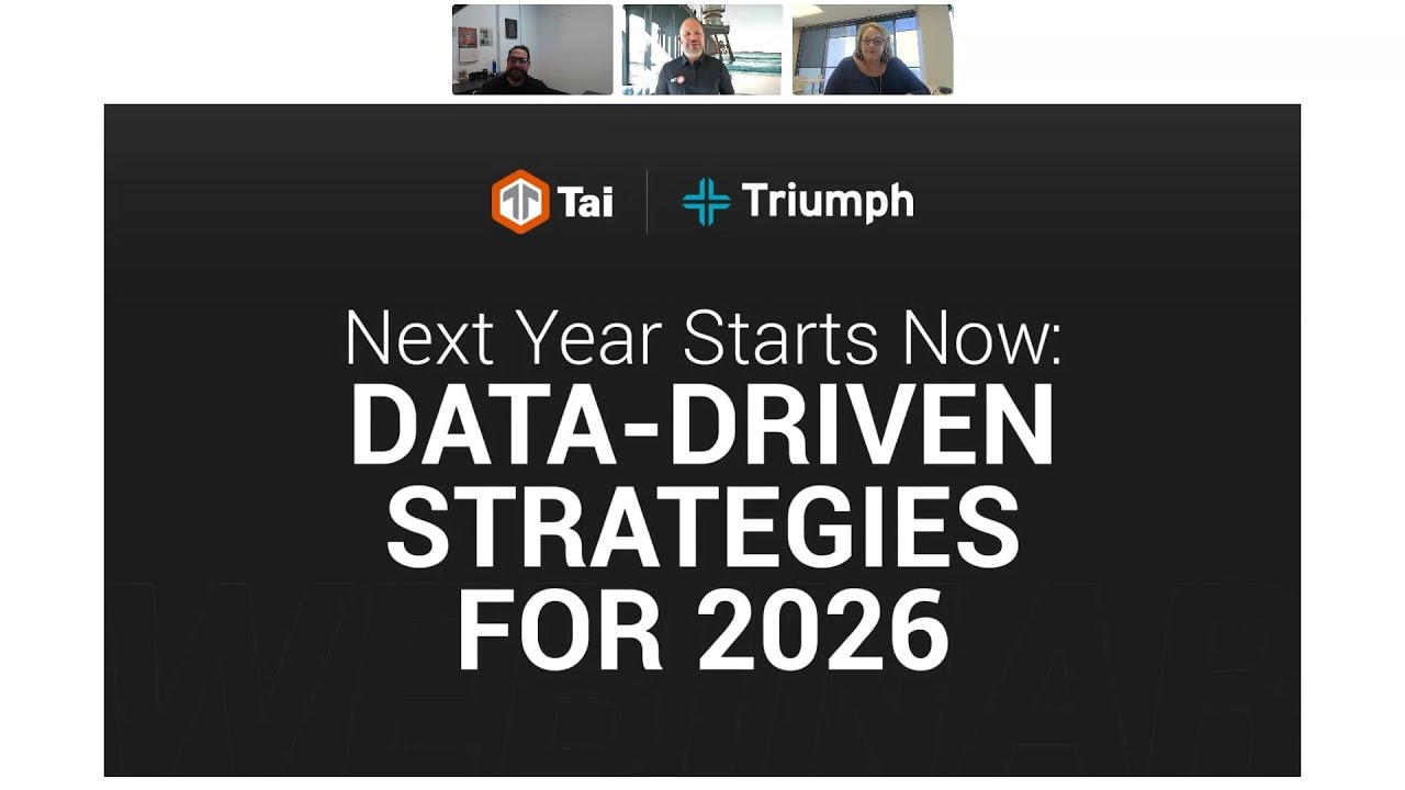 Data-Driven Strategies for 2026 | Webinar with Tai, Triumph & Concept Logistics