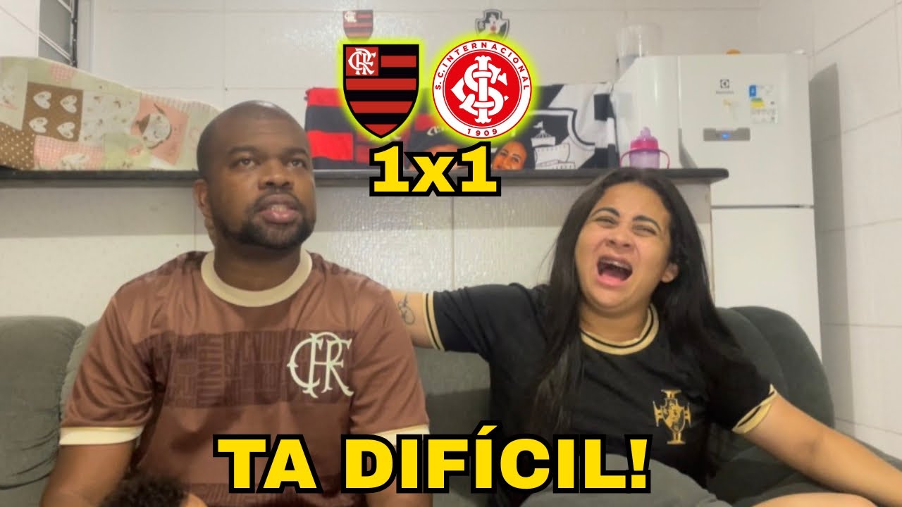 Flamengo x Internacional, react; em mais uma partida pífia Mengão termina empatando pelo Brasileirão