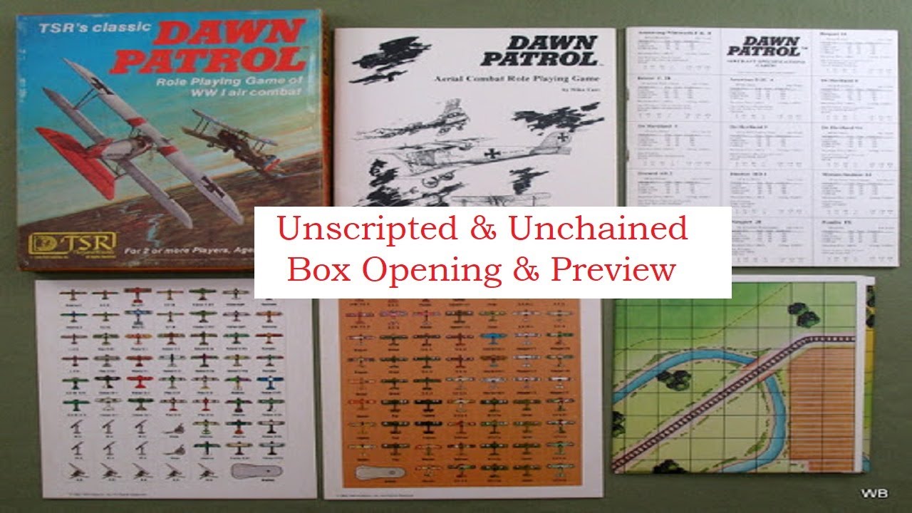 TSR's Classic Dawn Patrol - WW1 Air Combat RPG
