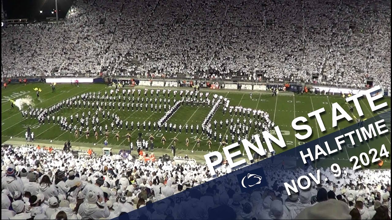The Penn State Blue Band halftime show.  11/9/2024.