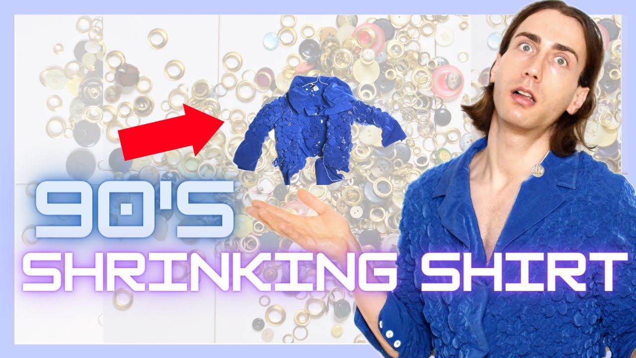 OMG! I DIY'ed A NINETIES POPCORN SHIRT (& THIS HAPPENED..) DIY Textiles Heat Fabric Manipulation