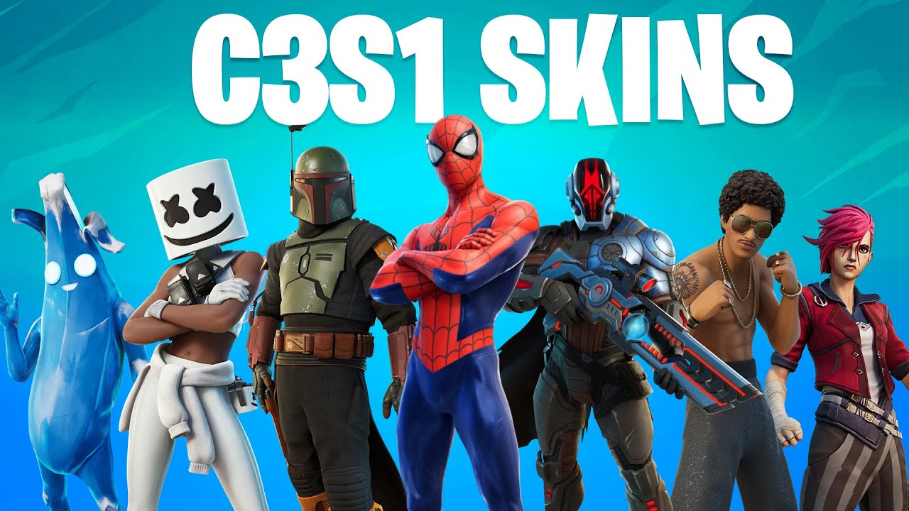Fortnite CHAPTER 3 SEASON 1 Skins (80 Skins)