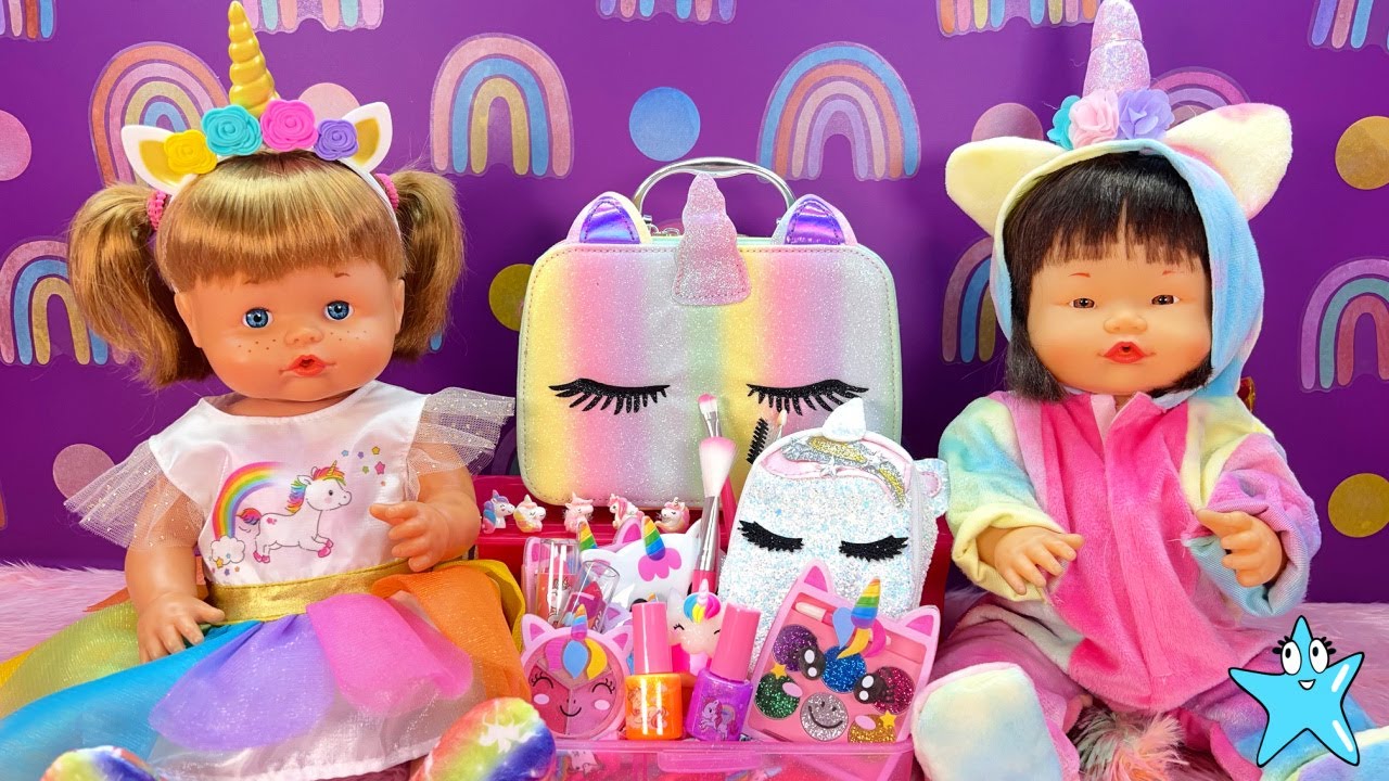 TODO de UNICORNIOS para ANI y ONA Super Regalo de Maquillaje y accesorios