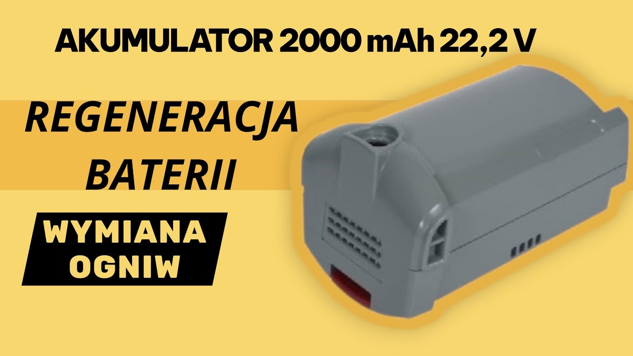 Jak zregenerować baterię? Regeneracja akumulatora. Wymiana ogniw. Odkurzacz bezprzewodowy Tefal.