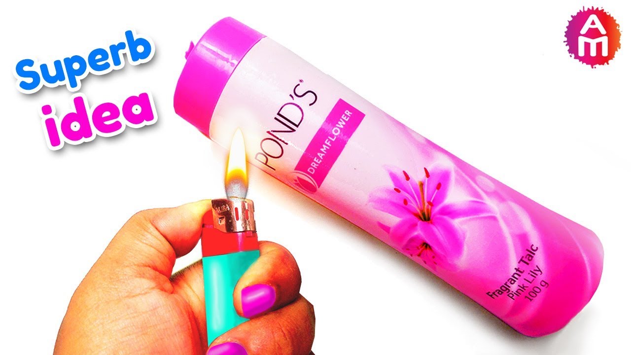 Best out of waste Home decor from ponds talcum powder | Showpieces |  Artsy Madhu 22