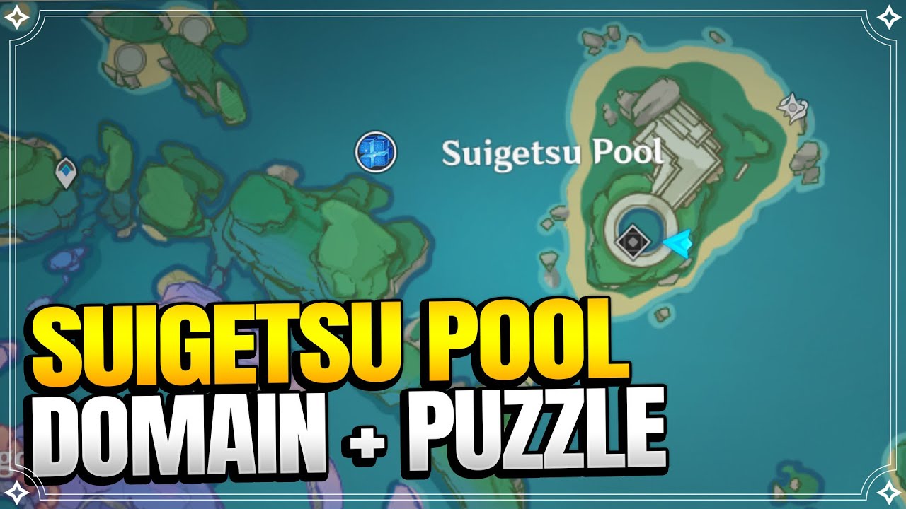 How to Unlock Suigetsu Pool's Domain + Puzzle | World Quests and Puzzles |【Genshin Impact】