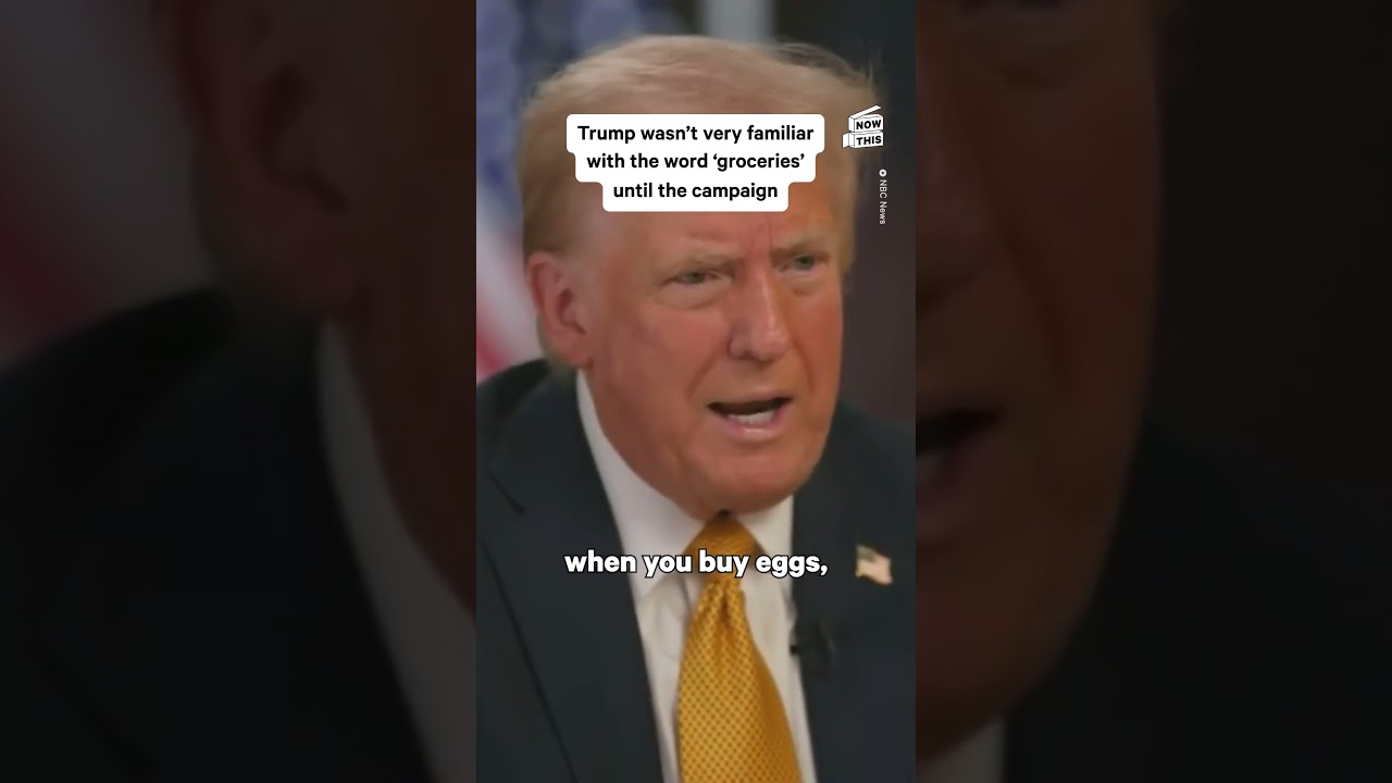 Trump Discovers 'Groceries' on the Campaign Trail