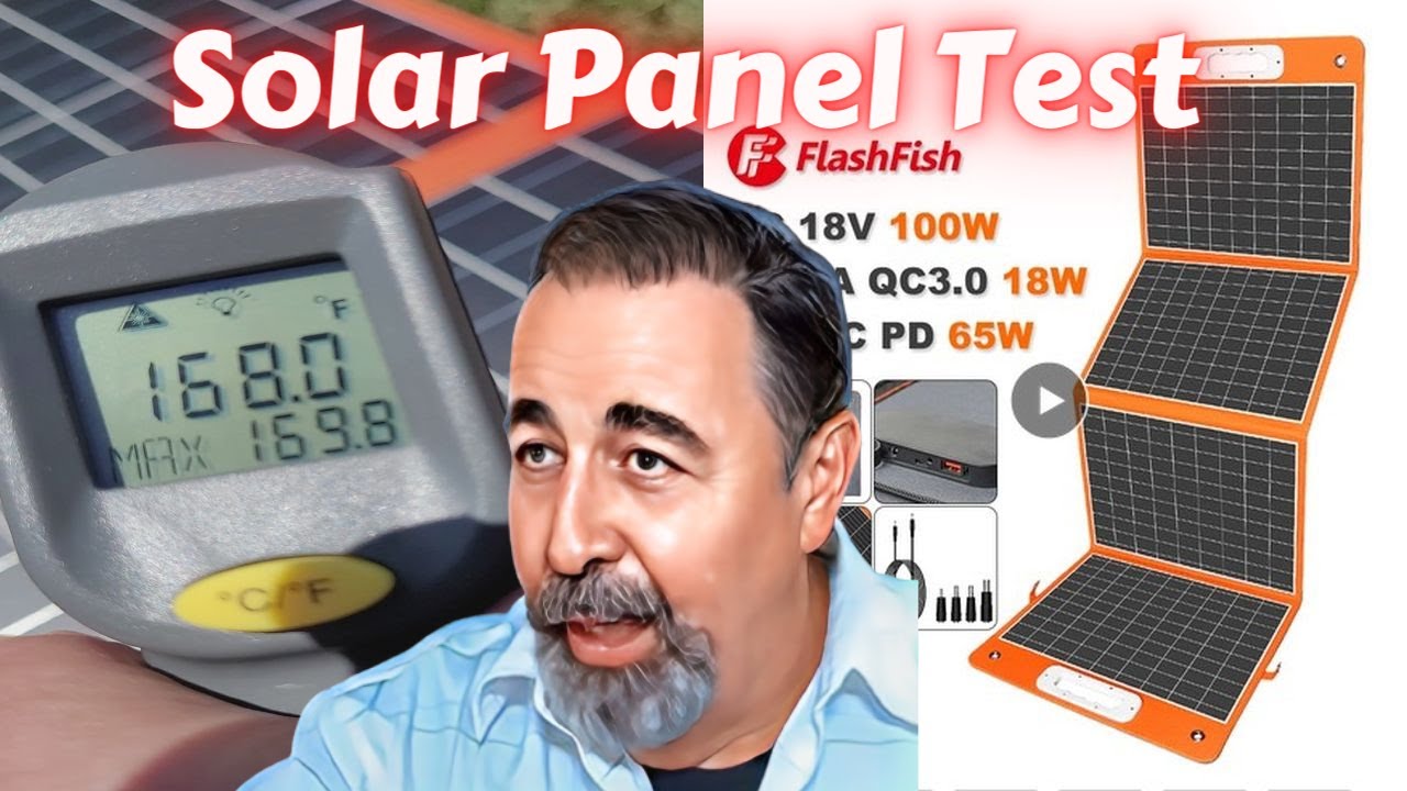Складная солнечная панель FlashFish 18 В 100 Вт