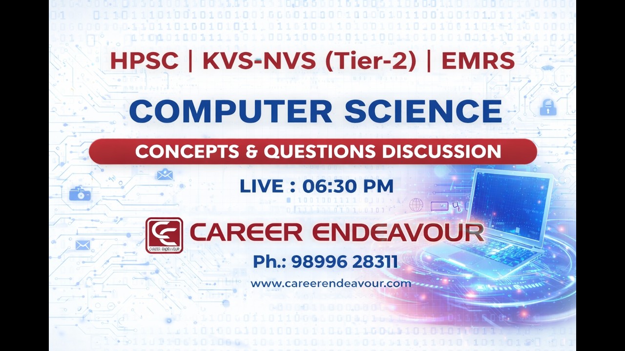 HPSC | KVS-NVS | EMRS PGT | COMPUTER NETWORK | CONCEPTS & QUESTION DISCUSSION.