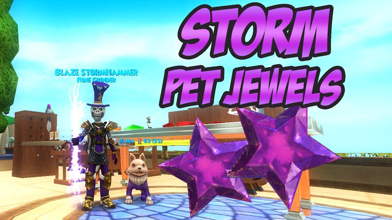 Wizard101: I FINALLY GET THE JEWEL I WANTED! - Crafting Storm Pet Jewels