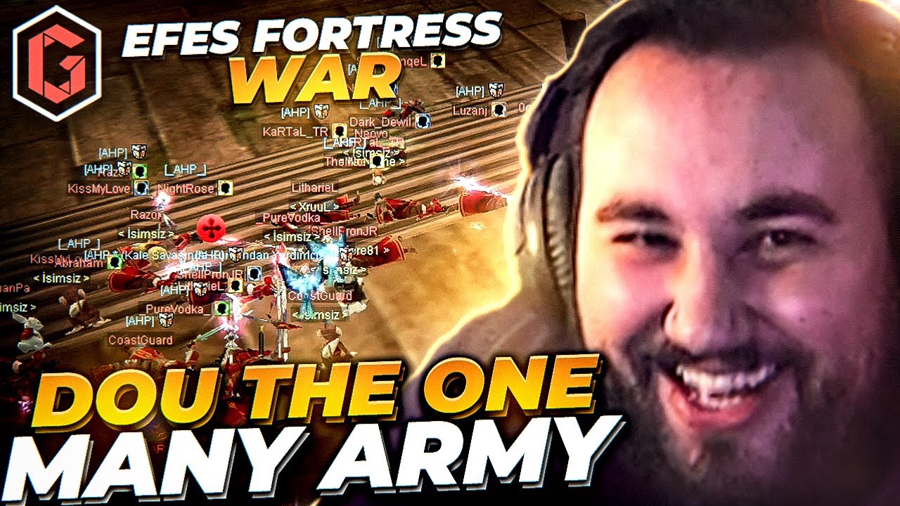 TRSRO EFES [GAMEGAMI] | 7 PLAYERS VS 2 GUILDS FORTRESS WAR | LION SHOUT CHALLENGE