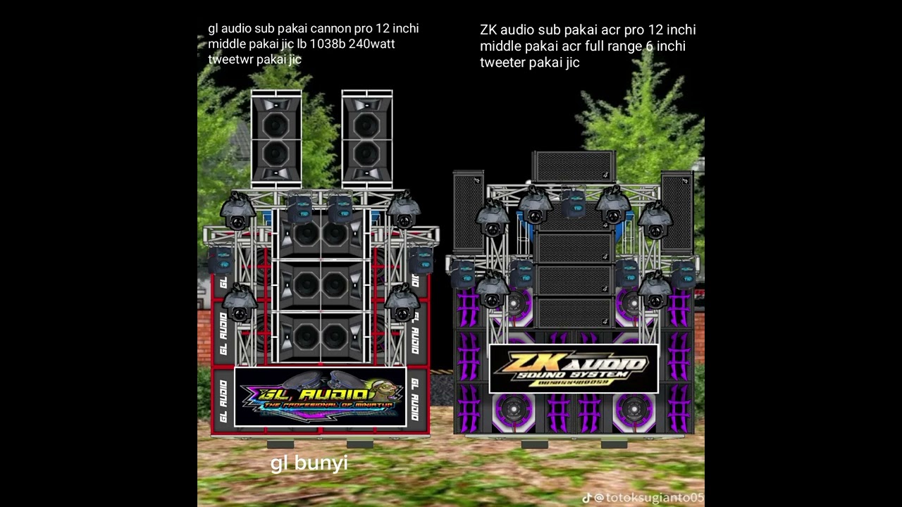 battle sound part2 zk vs gl audio tebak siapa yang menang