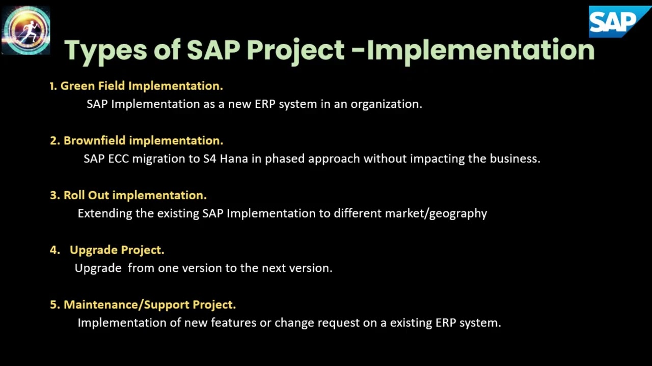Session1 | Topic 7 | Types of SAP Project Implementation