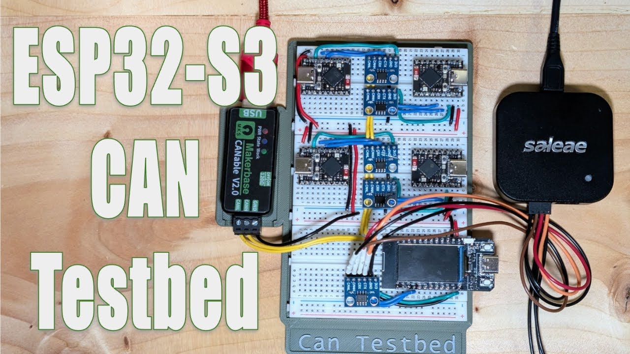 ESP32 CAN Bus Project- Breadboarding