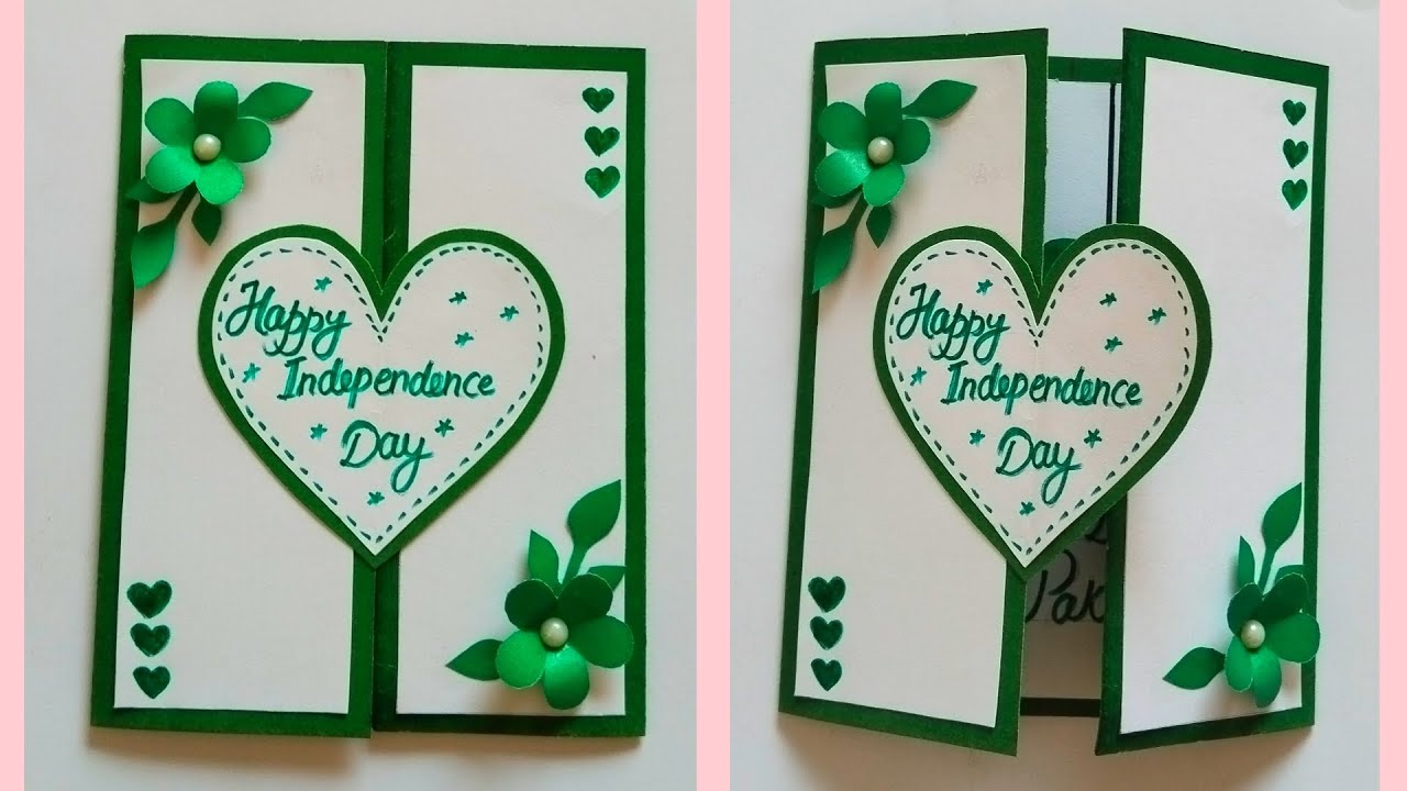 Handmade Independence Day Card 🇵🇰 | 14 August Card 🇵🇰 Happy Independence Day