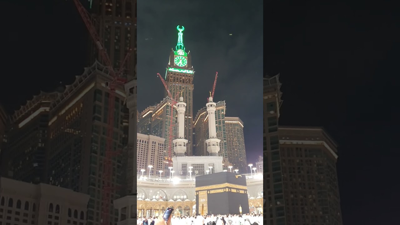 কাবা ঘরের সামনে ফজরের আজানের সময় |kaba|Soudiarabia | Omrah |Islam |Allah |SubhanaAllah|Fajr Azan|
