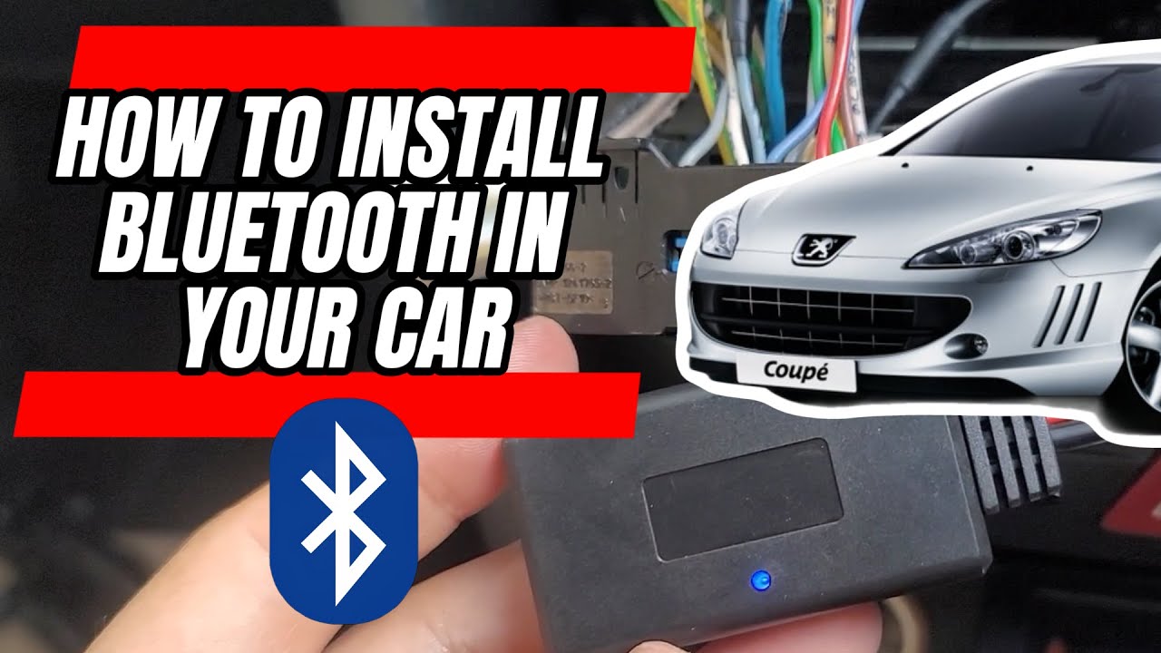 How to install Bluetooth in your car (Peugeot 407 Coupe)