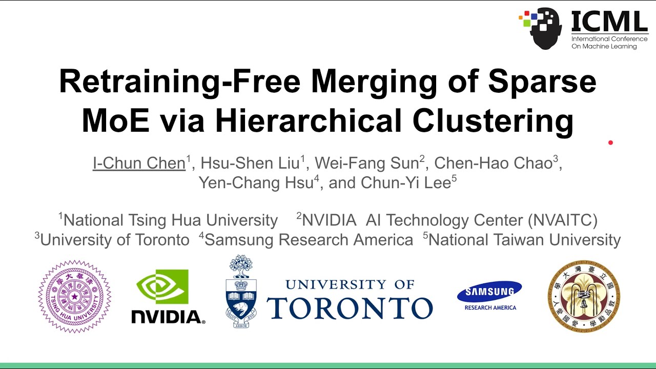 [ICML 2025] Retraining-Free Merging of Sparse MoE via Hierarchical Clustering