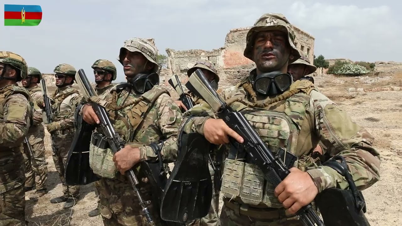 HDQ-də d&ouml;y&uuml;ş atışlı taktiki təlim ke&ccedil;irilib