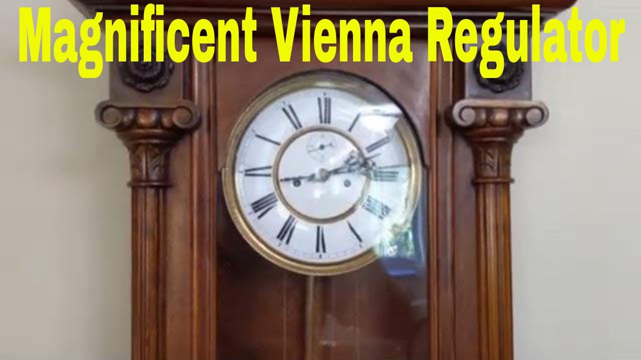 Repairing and Servicing a Beautiful Antique Vienna Regulator Wall Clock How To Clock Repair