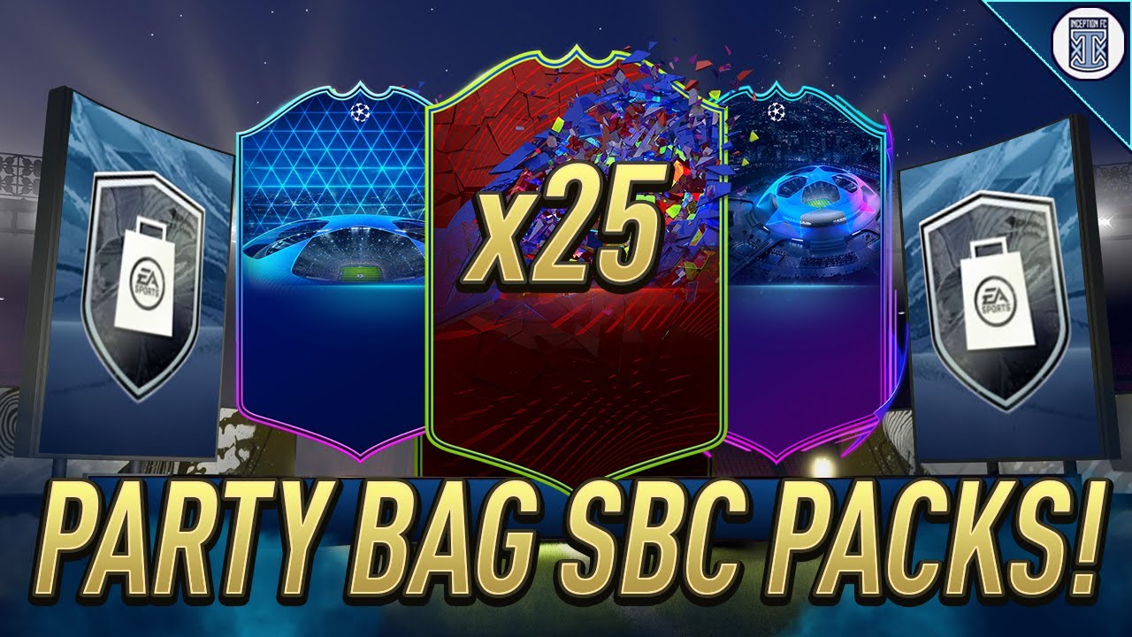 NO WAY! INSANE PARTY BAG SBC PULLS! - X25 GUARANTEED PARTY BAG SBC PACKS - FIFA 21 ULTIMATE TEAM