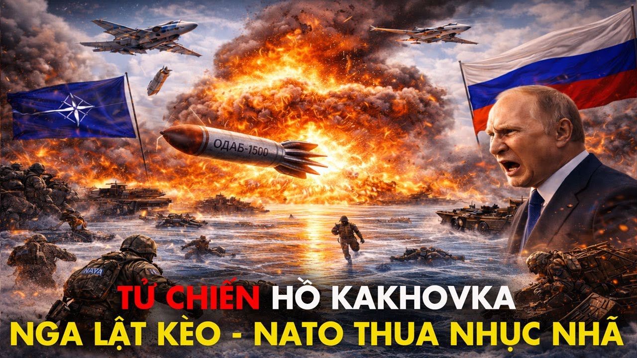 Nga dội ODAB-1500 nấu ch&iacute;n 50 ngh&igrave;n qu&acirc;n NATO ở Kakhovka, Moscow b&aacute;o th&ugrave; Brussels khiếp đảm