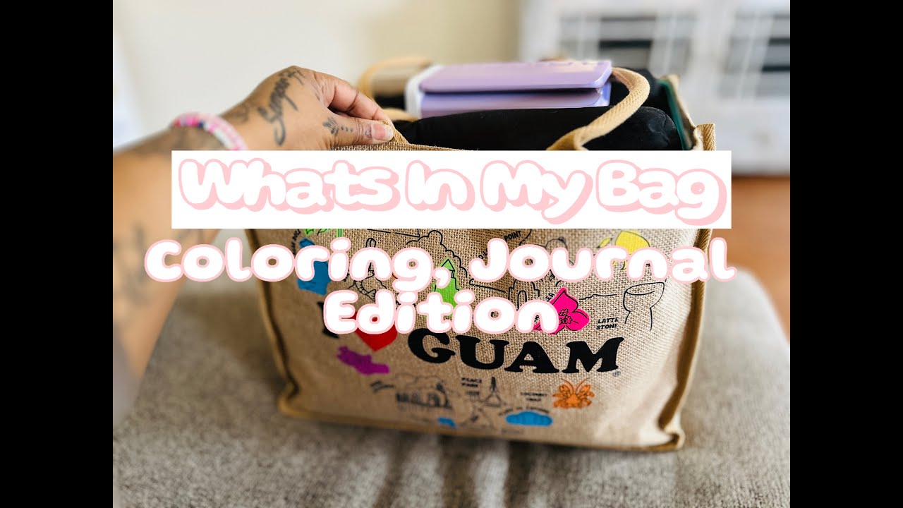 Unleashing What's Inside My Coloring Bag!