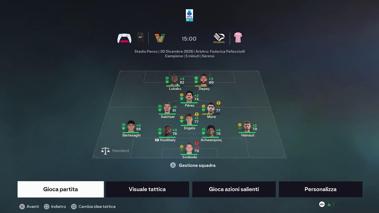 Carriera allenatore Venezia stagione 2 Fc26