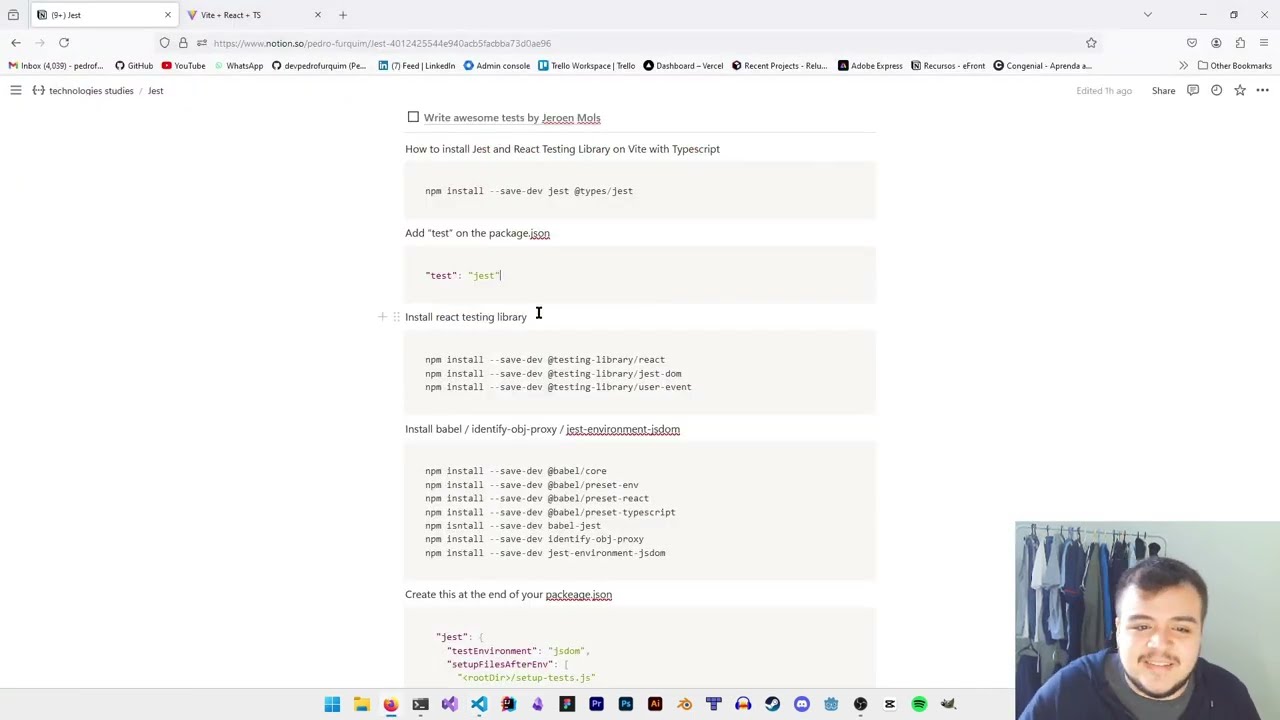 How to Set Up Jest and React Testing Library on Vite with TypeScript | Step-by-Step Guide