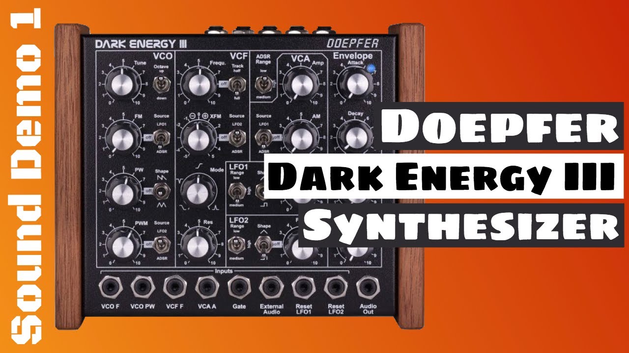 Doepfer Dark Energy III Analog Monophonic Synthesizer Patch 1 | SYNTH ANATOMY