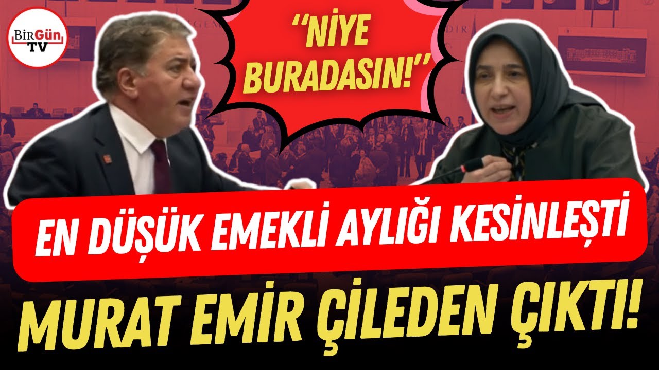 Murat Emir’den AKP’li Zengin’e sert çıkış I “Emeklinin hakkını vermeyecekseniz, niye buradasınız!