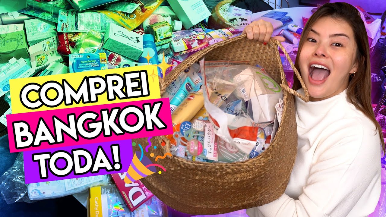 COMPRAS DA TAILÂNDIA 🇹🇭 ✨🎉 DINHEIRO É PAPEL 🧻 🤣✨