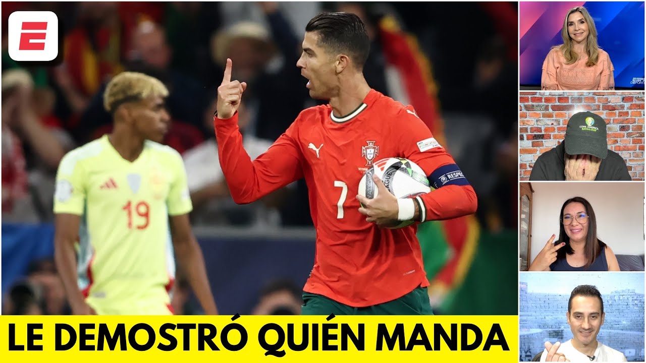 CRISTIANO RONALDO le dio UNA LECCIÓN a LAMINE YAMAL en la FINAL de NATIONS LEAGUE | Exclusivos