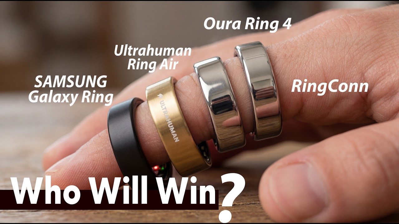 Битва умных колец 2025 года 🔥 Samsung против Oura Ring 4 против RingConn 2 против Ultrahuman Air