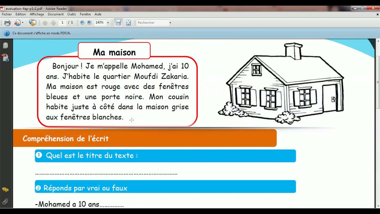 évaluation 4ap