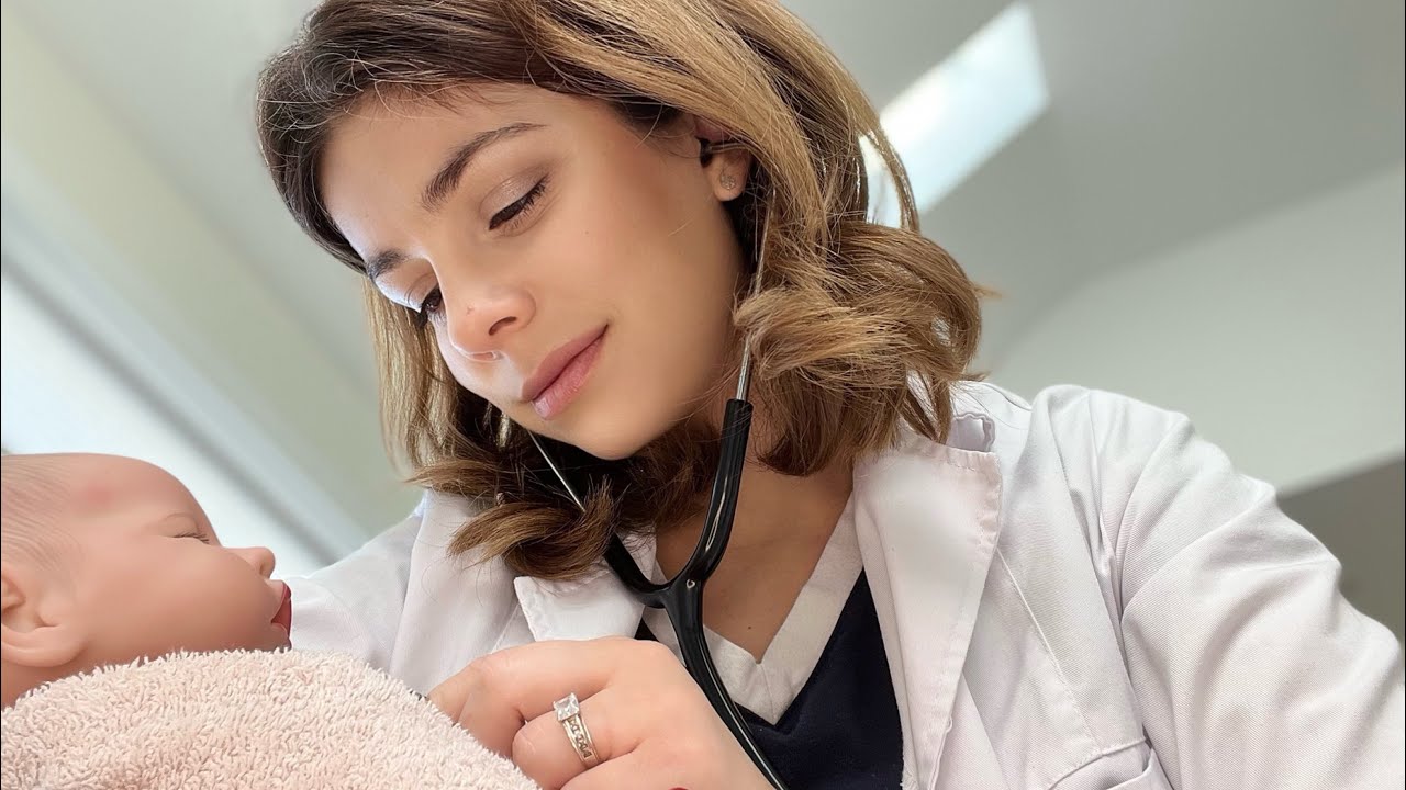 ASMR Home Doctor Delivers Your Baby 🍼👶🏻 Whispered Medical Role-play (not a real baby) PART 2