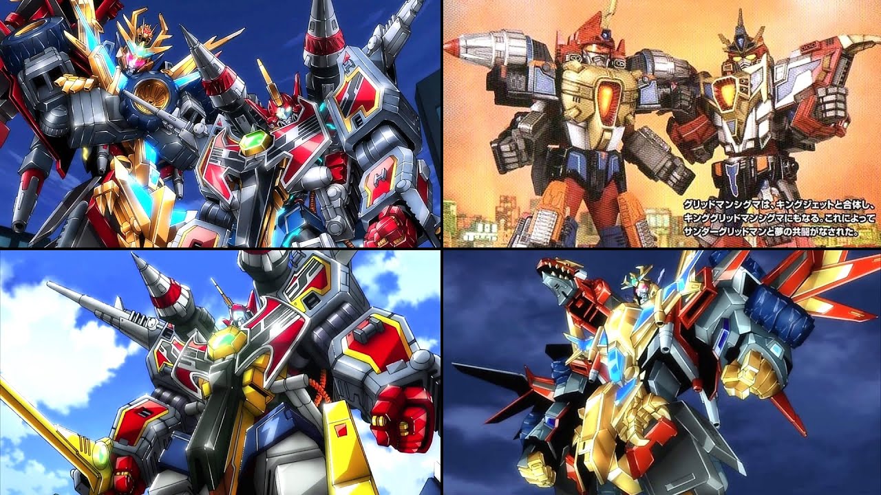 FULL POWERED GRIDMAN & KAISER GRIDKNIGHT ARRIVE [UNIVERSE フルパワーグリッドマン カイゼルグリッドナイト比較 ユニバース DYNAZENON]