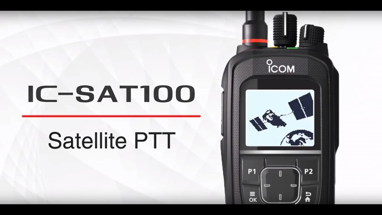 Introduction to the IC-SAT100 Satellite PTT Radio