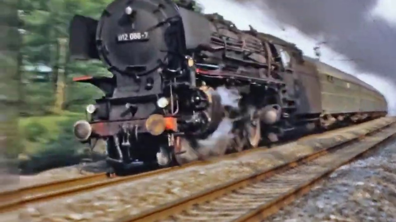 Dampflokplanbetrieb im Frühjahr 1975 auf der Emslandstrecke (Neue Version)