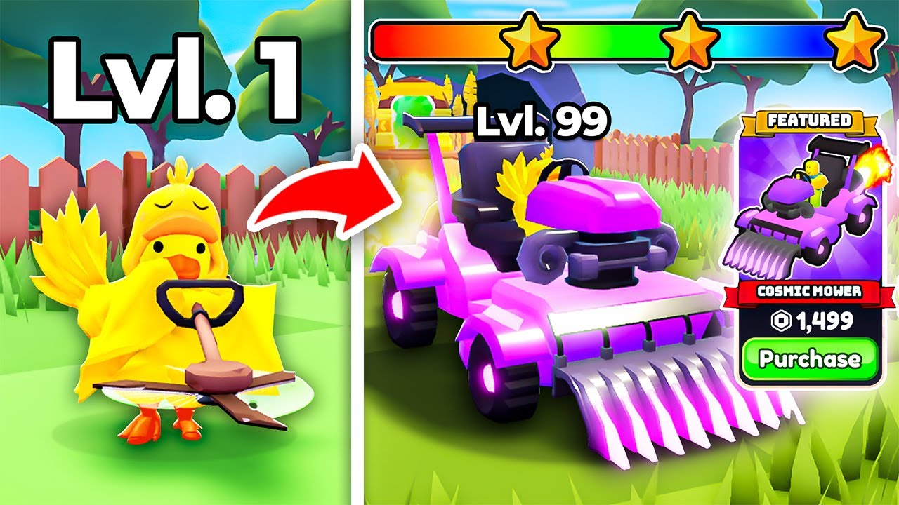 Я купил КОСМИЧЕСКУЮ ГАЗОНОКОСИЛКУ и открыл ФИНАЛЬНЫЙ МИР в Mowing Simulator!