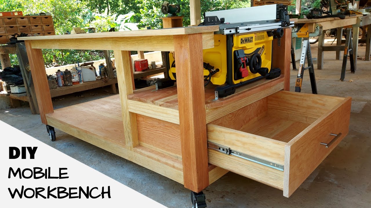 How to Make a Workbench with Built in Table Saw (Dewalt DWE7485)