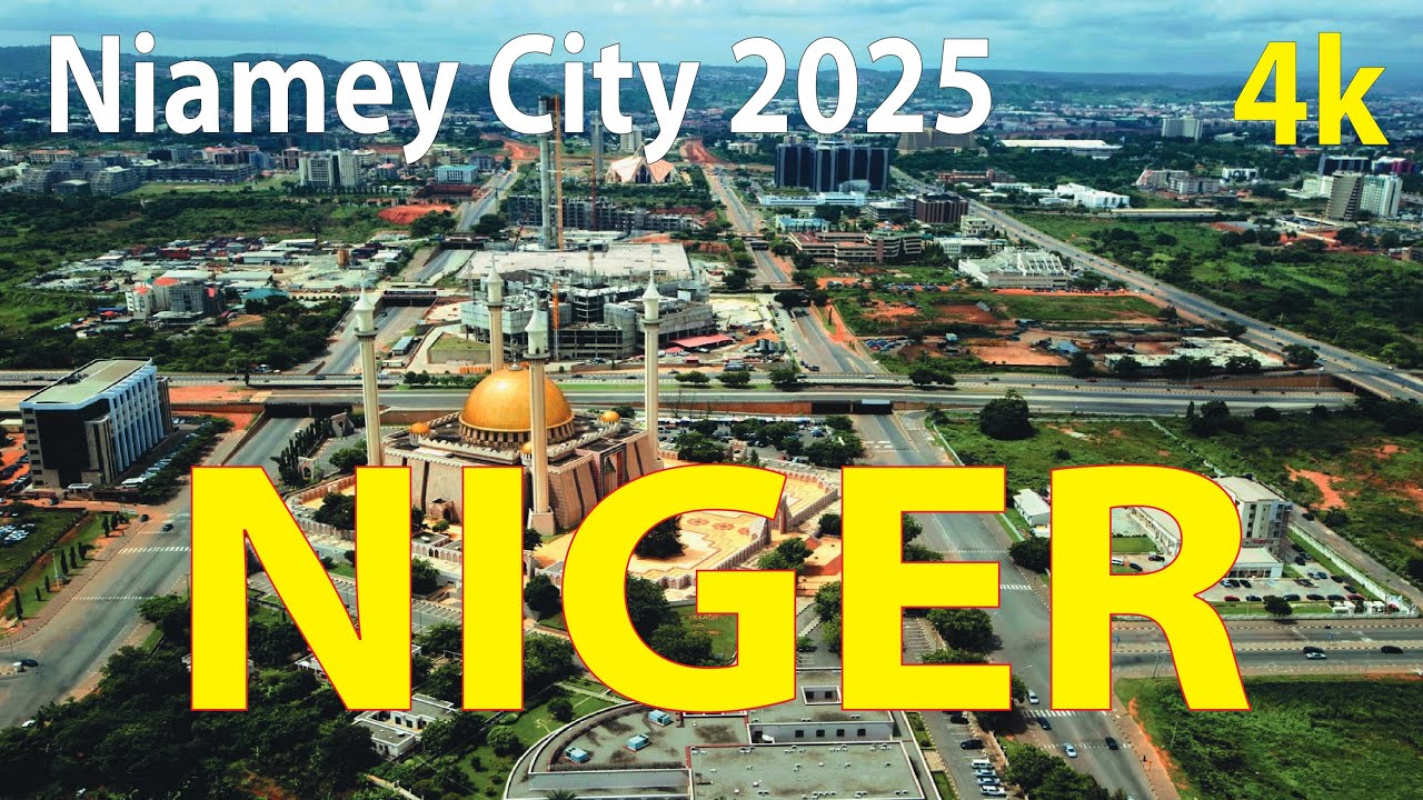 Niamey City - Niger 4K By Drone 2025